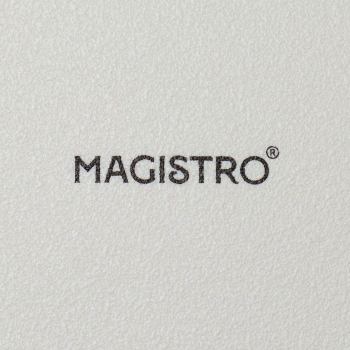 Набор тарелок десертных фарфоровых Magistro Lofty, 6 предметов: d=20 см, цвет белый - фото 1908105065