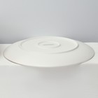 Тарелки обеденные фарфоровые Magistro Lofty, 6 предметов: d=26,7 см, цвет белый - Фото 4