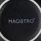 Набор мисок фарфоровых Magistro Lofty, 2 предмета: 300 мл, d=12 см, цвет черный - Фото 6