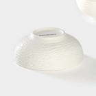 Набор салатников Magistro Lofty, 2 предмета: 300 мл, d=12 см, фарфор, белый - Фото 4