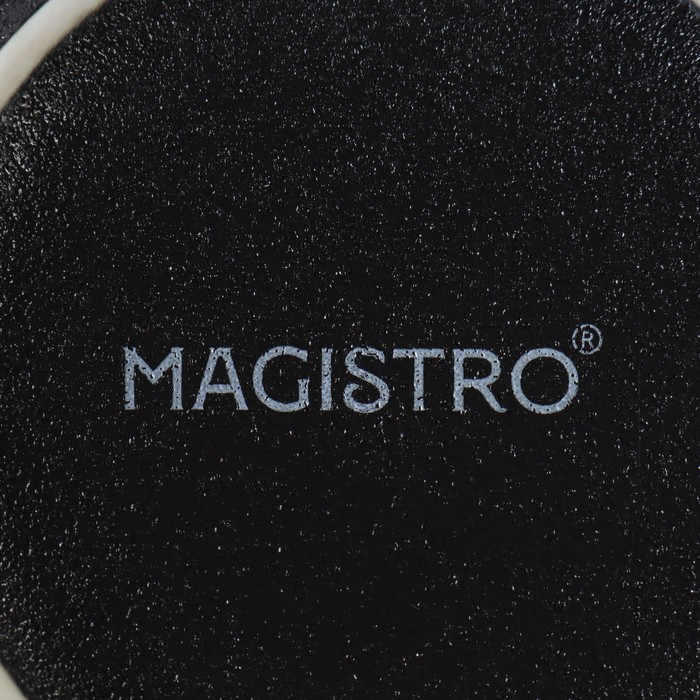 Набор салатников фарфоровых Magistro Lofty, 2 предмета: 600 мл, d=14 см, цвет черный - фото 1928562249