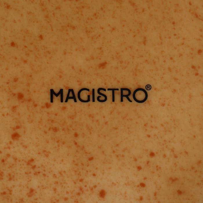 Тарелка глубокая сервировочная фарфоровая Magistro Stone, d=18 см