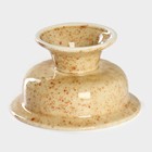 Креманка Magistro Stone, 150 мл, d=11.7 см, фарфор, бежевая - Фото 3