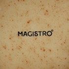 Блюдо сервировочное фарфоровое Magistro Stone, d=11 см - Фото 5