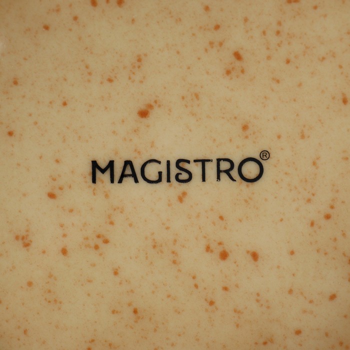 Блюдо сервировочное фарфоровое Magistro Stone, d=11 см