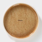 Блюдо Magistro Stone, d=20 см, фарфор, бежевое - Фото 4