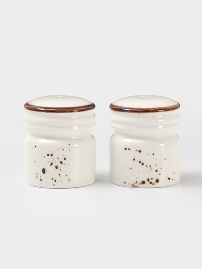 Набор для специй Magistro «Церера», 2 предмета: солонка, перечница, фарфор, белый