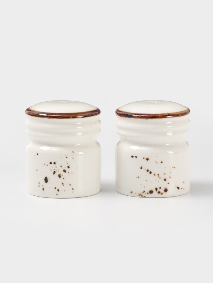 Набор для специй Magistro «Церера», 2 предмета: солонка, перечница, фарфор, белый - Фото 1