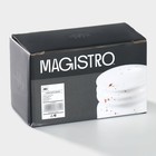 Набор для специй 2 пред Magistro "Церера" солонка, перечница, цвет бело-золотой - фото 63198930