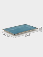 Блюдо для подачи Magistro «Церера», 28×17.5 см, фарфор, голубое - Фото 2