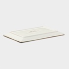 Блюдо для подачи Magistro «Церера», 28×17.5 см, фарфор, голубое - Фото 6