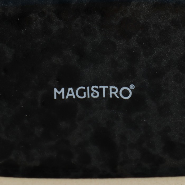 Салфетница фарфоровая Magistro «Ночной дождь», 12×5,7×8,2 см, цвет чёрный