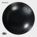 Салатник Magistro «Ночной дождь», 1.6 л, d=24.5 см, фарфор, чёрный - Фото 2