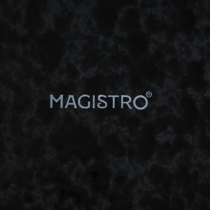 Салатник фарфоровый Magistro «Ночной дождь», 1,6 л, d=24,5 см, цвет чёрный - фото 1928562347
