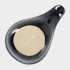 Соусники Magistro «Ночной дождь», 100 мл, на подставке 35×12×1 см, набор 3 шт., фарфор, чёрные - Фото 8