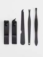 Набор маникюрный, 5 предметов, в футляре, чёрный - Фото 4