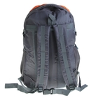 Рюкзак туристический "Путник", 1 отдел, 2 наружных и 2 боковых кармана, усиленная спинка, объём - 47л, серый/оранжевый - Фото 3