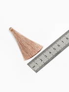 Подвеска декоративная «Кисть», 2 шт., L=6.5 см, бежевая - Фото 4