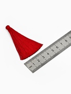 Подвеска декоративная «Кисть», 2 шт., L=6.5 см, бордовая - Фото 4