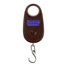 Весы-безмен Luazon LVU-01, электронные, до 25 кг, точность до 5 г, подсветка, коричневые - Фото 3
