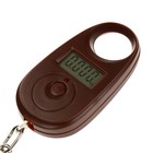 Весы-безмен Luazon LVU-01, электронные, до 25 кг, точность до 5 г, подсветка, коричневые - Фото 4