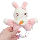 Мягкая погремушка Крошка Я «Милая зайка», от 3 мес. - Фото 5