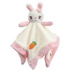 Комфортер - игрушка для сна новорожденных, Крошка Я «Милая зайка», погремушка, белый/розовый - Фото 2