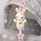 Подвеска с вибрацией на кроватку/коляску Крошка Я «Милая зайка», прорезыватель, от 3 мес. - Фото 11