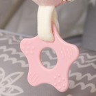 Подвеска с вибрацией на кроватку/коляску Крошка Я «Милая зайка», прорезыватель, от 3 мес. - Фото 4