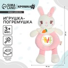 Игрушка-погремушка мягкая «Милая зайка», Крошка Я 9900341 - фото 11503986