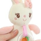 Подвеска музыкальная на кроватку/коляску Крошка Я «Милая зайка», заводная, с погремушкой, от 3 мес. - Фото 9