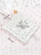 Комфортер - игрушка для сна новорожденных Крошка Я «Коровка», погремушка, белый - Фото 2