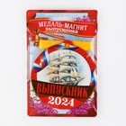 Медаль на магните на Выпускной «Выпускник 2024», 8,5 х 9 см - Фото 7