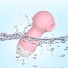 Бесконтактный вакуумно-волновой стимулятор клитора, 10 режимов вибрации, USB, силикон, розовый - Фото 7