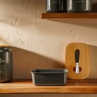 Маслёнка SL Home «Каса Перфекто», с ножом для масла, бамбуковая крышка, 15×10×5.5 см - Фото 2