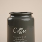 Банка для кофе SL Home, 9,5×14 см, цвет серый, с бамбуковой крышкой - Фото 4