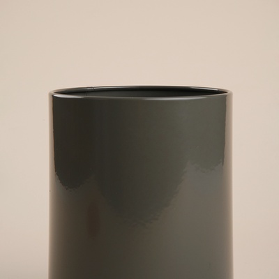 Банка для хранения SL Home «Каса Перфекто», 11×15 см, с бамбуковой крышкой, серая