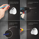 Держатель для душевой лейки ZEIN Z97, регулируемый, пластик, хром - Фото 6