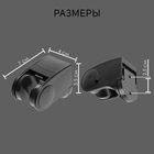 Держатель для душевой лейки ZEIN Z100, регулируемый, черный - Фото 4