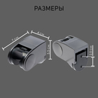 Держатель для душевой лейки ZEIN Z101, регулируемый, графит - Фото 4