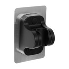 Держатель для душевой лейки ZEIN Z104, регулируемый, самоклеющейся, черный - Фото 7