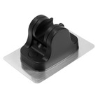 Держатель для душевой лейки ZEIN Z104, регулируемый, самоклеющейся, черный - Фото 8