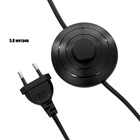 Торшер "Кино" LED 35Вт черный 65х65х90-180 см - фото 23978745