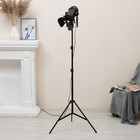 Торшер "Кино" LED 35Вт черный 65х65х90-180 см - фото 23978746