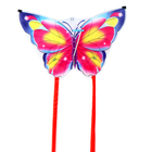 Воздушный змей «Бабочка», цвет розовый - фото 321222440