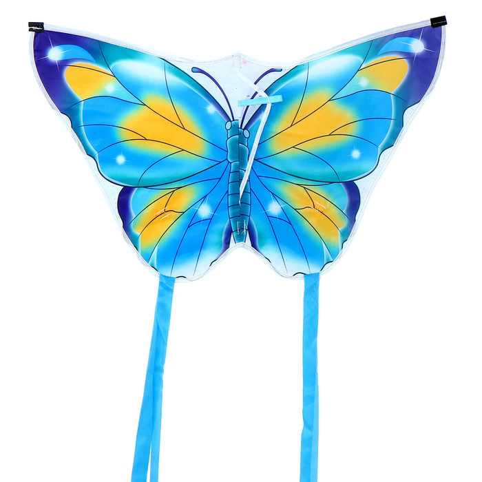 Воздушный змей «Бабочка», цвет голубой - фото 1906661297