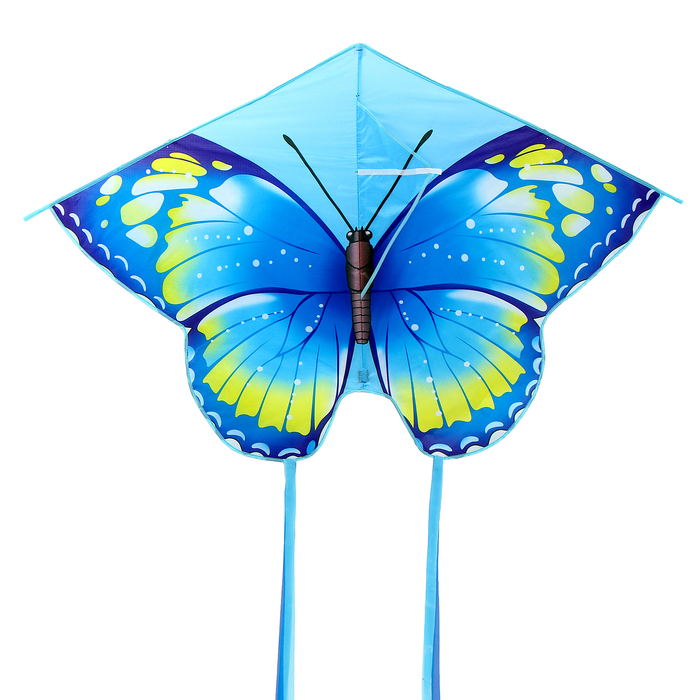 Воздушный змей «Бабочка», цвета МИКС - Фото 1
