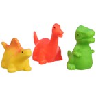 Набор резиновых игрушек для ванны «Динозавры», 3 шт, Крошка Я - Фото 1