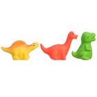 Набор резиновых игрушек для ванны «Динозавры», 3 шт, Крошка Я - Фото 2