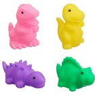 Набор резиновых игрушек для ванны «Динозавры», 4 шт, Крошка Я - фото 321222489